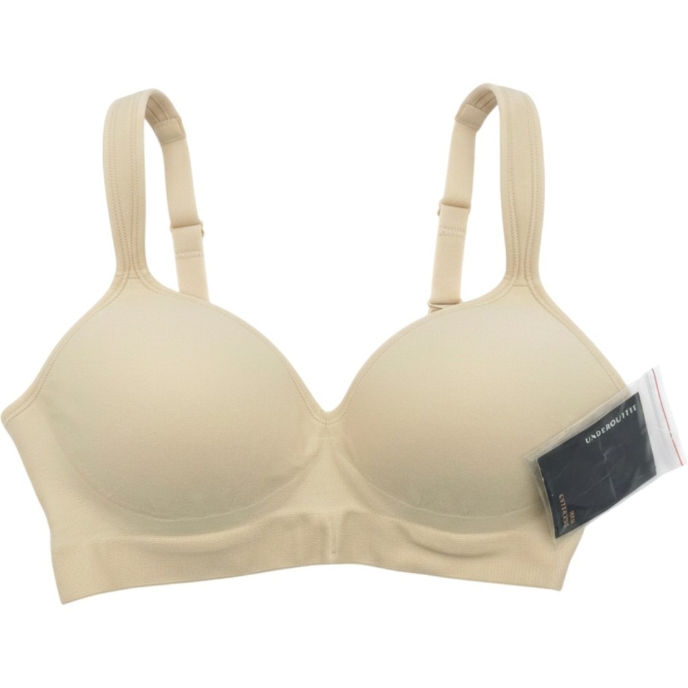 UNDEROUTFIT Style 460 Bra Womens S Beige NWT Wireless Comfort Shaping